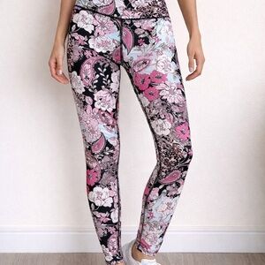Beach Riot Sport Floral Fandango Paisley Leggings XS Piper High Rise